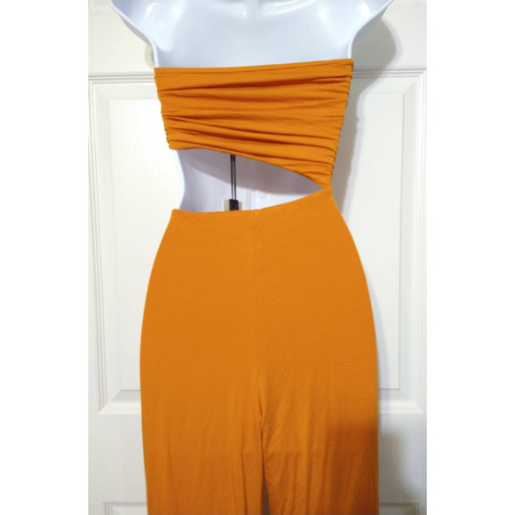 House of Harlow 1960 x Sofia Richie Sosa Jumpsuit in Rich Orange Size XS - Picture 10 of 15